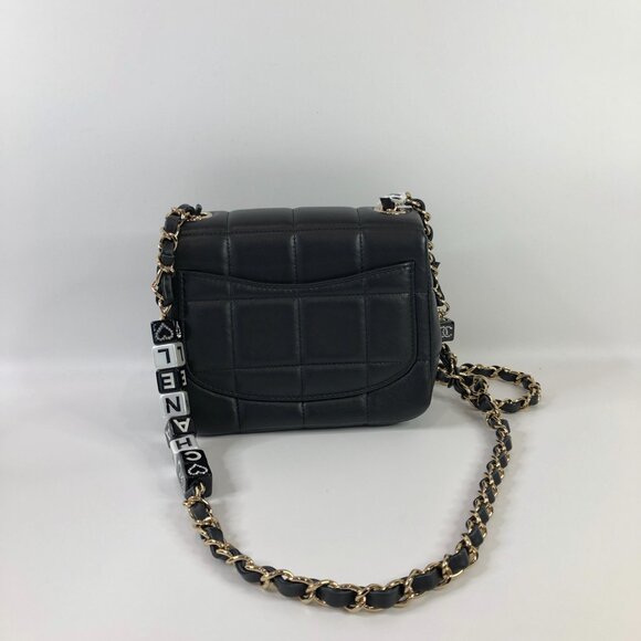 【134MK】Chanel Mini Lambskin Resin Square Monacoco Flap Sku# 85463 (Gently Used) - Picture 2 of 8